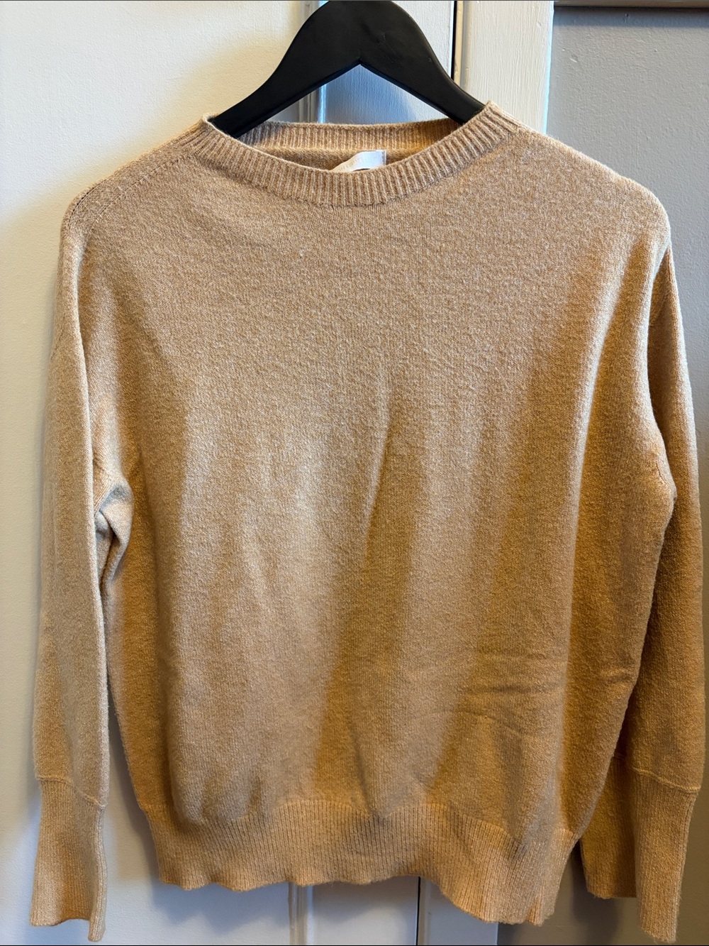 Women’s eightsixeight  Crewneck Sweater in camel made in Italy